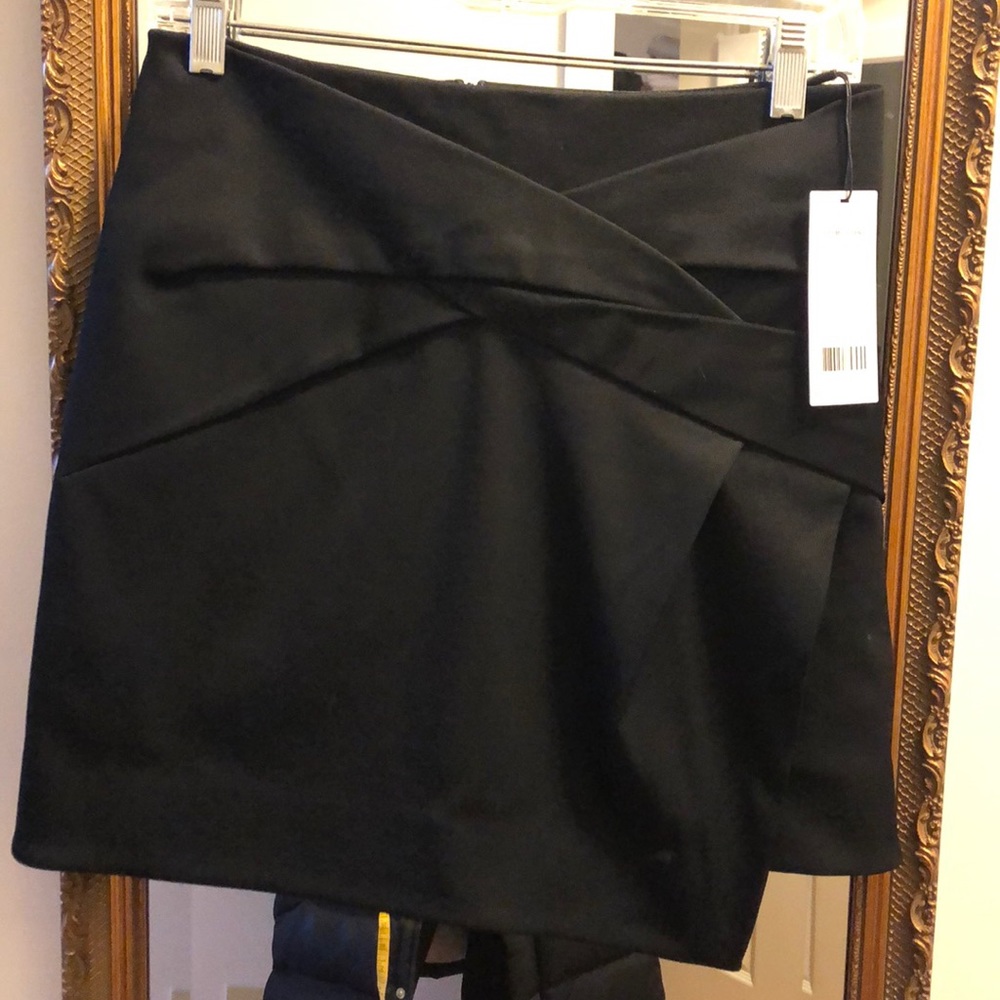 NWT HELMUT LANG KNIT DRAPE SKIRT